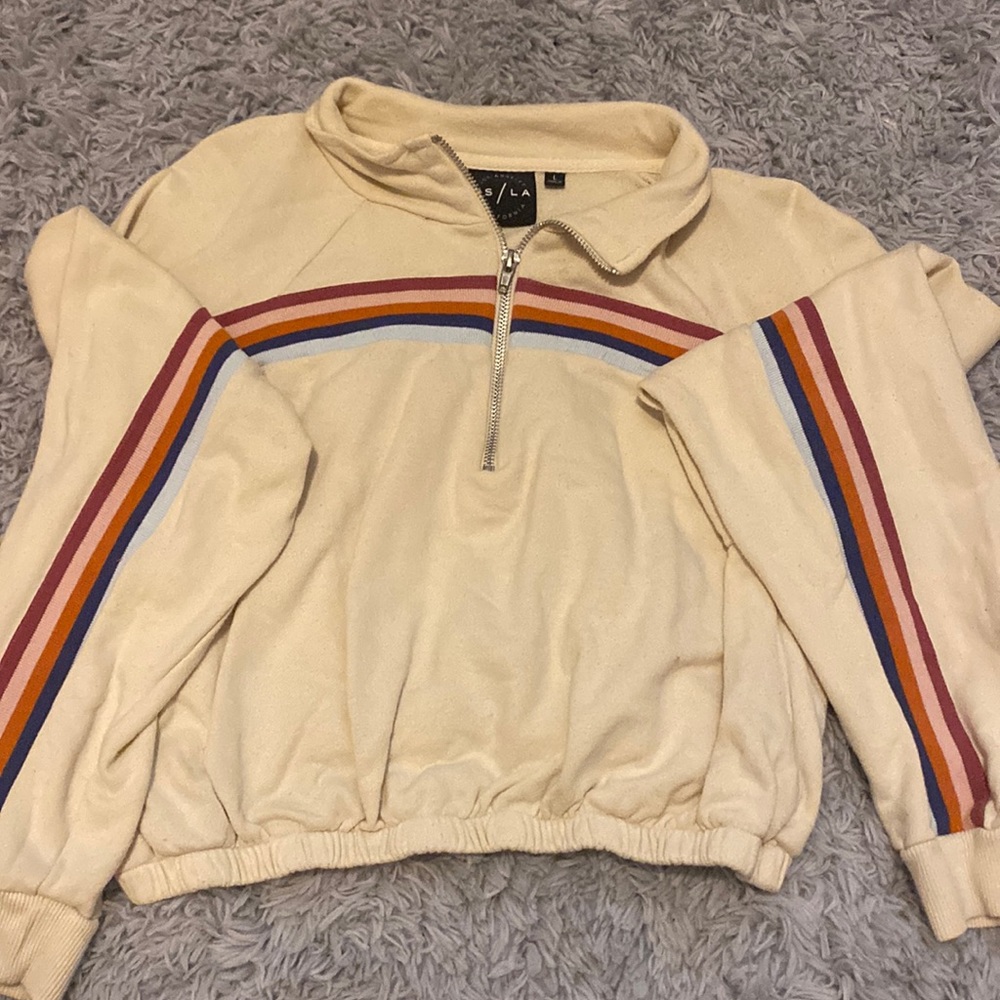 Rarely worn pacsun cropped quarter zip up